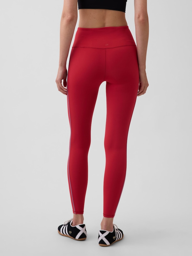 Gap Red Smooth High Waisted Leggings - Image 2 of 6