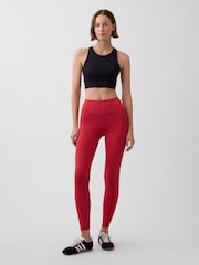 Gap Red Smooth High Waisted Leggings - Image 5 of 6