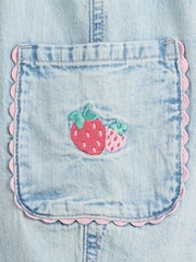 Gap Pull On Strawberry Cargo Barrel Jeans (6mths-5yrs) - Imaginea 4 din 4