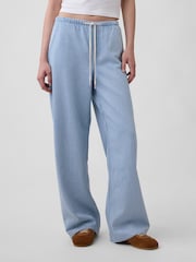 Gap Light Wash Stripe Low Rise UltraSoft Easy '90s Loose Jeans - Image 1 of 5