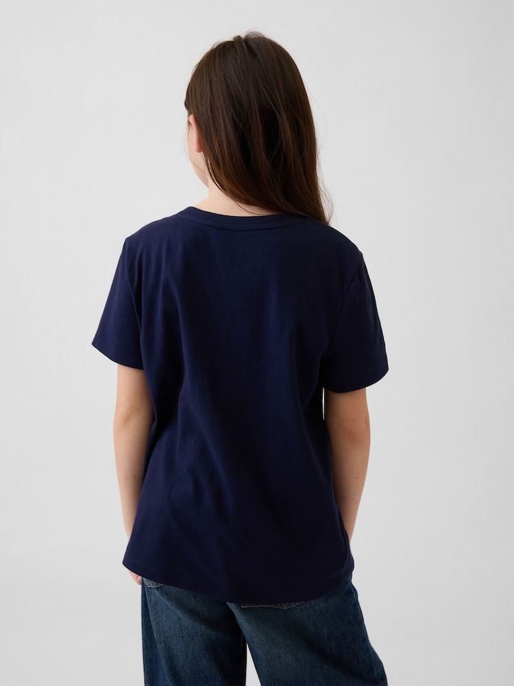 Gap Navy Graphic T-Shirt (4-13yrs) - Image 2 of 4