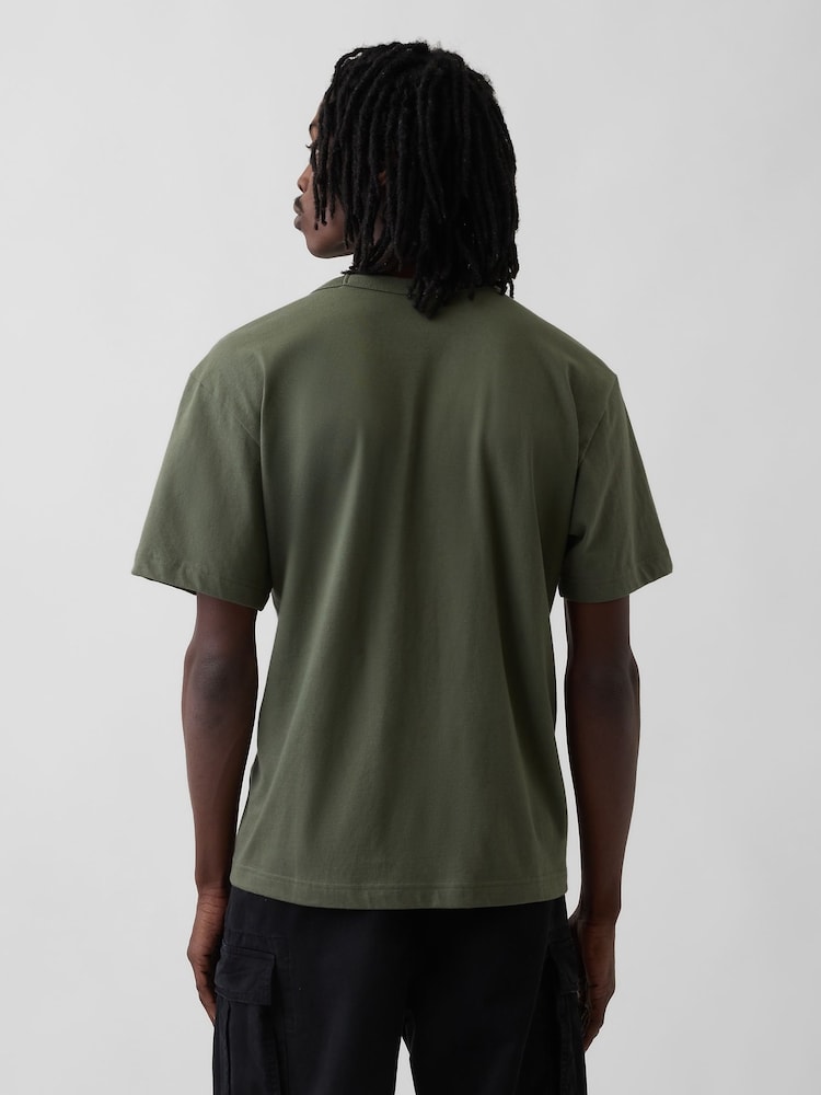 Gap Green Relaxed T-Shirt - Image 2 of 4