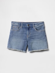 Gap Light Wash Denim Midi Shorts (5-13yrs) - Image 4 of 5