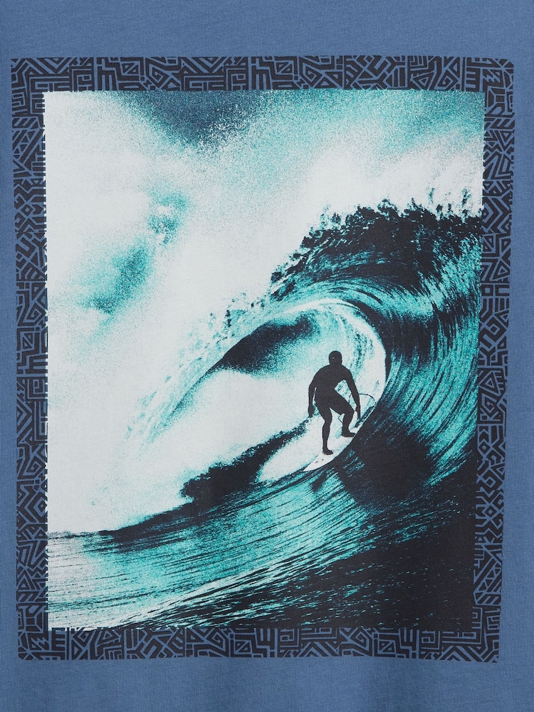 Gap Blue Graphic T-Shirt (4-13yrs) - Image 3 of 3