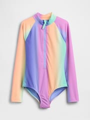 Multi - Gap Rash Guard One-Piece Swimsuit (4-13yrs) (4-13yrs) - Imaginea 1 din 3