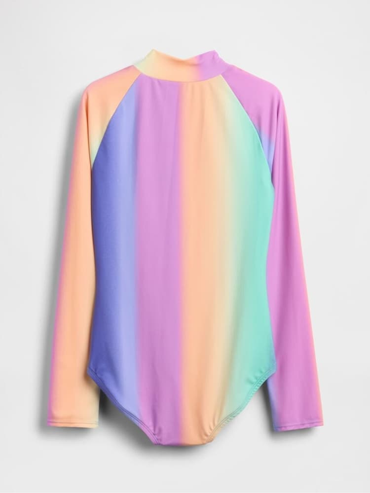 Multi - Gap Rash Guard One-Piece Swimsuit (4-13yrs) (4-13yrs) - Imaginea 2 din 3