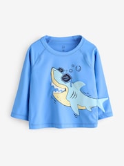 modra - Gap Green Swim Rash Guard (6mths-5yrs) (6mths-5yrs) - Slika 1 iz 5