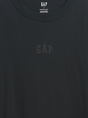 Gap Black Everyday Soft Relaxed Mini-Logo T-Shirt - Image 5 of 5