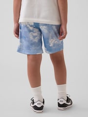 Gap Blue Cloud 6 inch Mesh Easy Shorts (4-13yrs) - Image 2 of 5