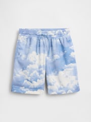 Gap Blue Cloud 6 inch Mesh Easy Shorts (4-13yrs) - Image 4 of 5