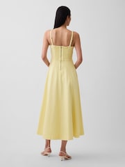 Gap Denim Seamed Corset Maxi Dress - Obrázek 2 z 4