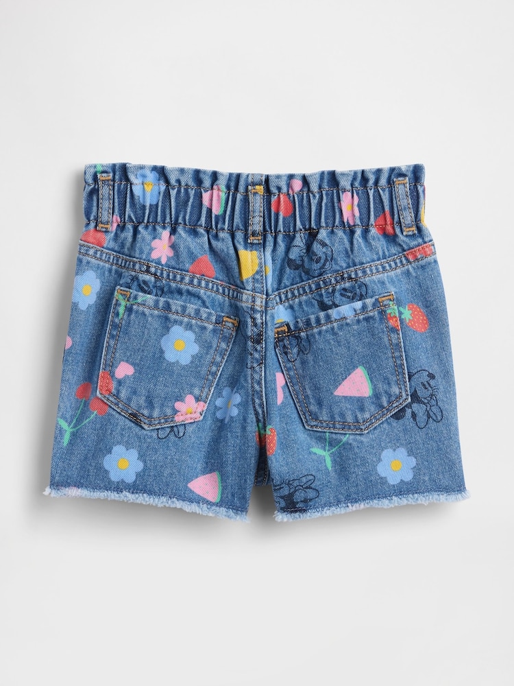 Gap Medium wash Disney Paperbag Mom Jean Shorts (6mths-5yrs) - Image 2 of 3 Gap Medium wash Disney Paperbag Mom Jean Shorts (6mths-5yrs) - Image 2 of 3