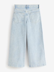 Gap Light Wash High Rise Stride Wide-Leg Ankle Jeans - Image 2 of 5