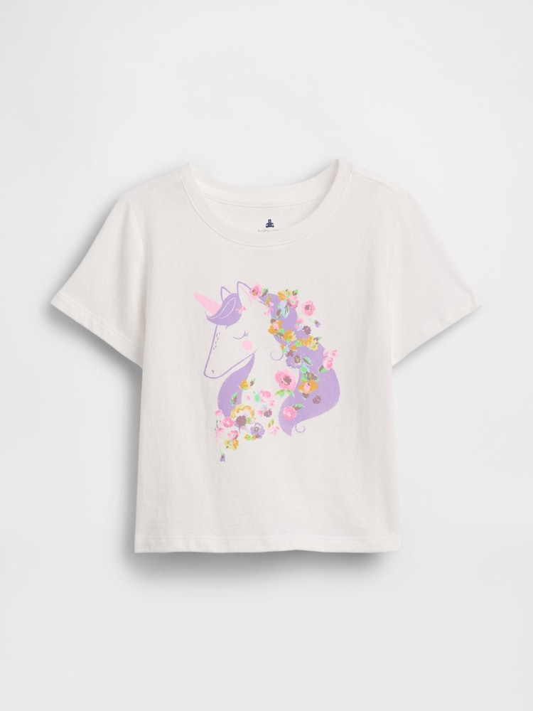 Gap Pink Mix and Match Graphic T-Shirt (6mths-5yrs) - Image 1 of 2