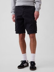 Gap Black 11 inch Essential Cargo Shorts - Image 1 of 6
