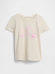 Gap Cream Logo T-Shirt (6mths-5yrs) - Image 1 of 3