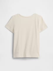 Gap Cream Logo T-Shirt (6mths-5yrs) - Image 2 of 3