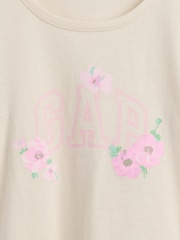 Gap Cream Logo T-Shirt (6mths-5yrs) - Image 3 of 3