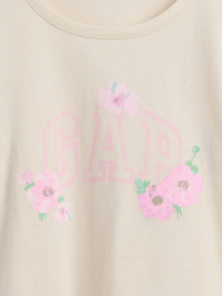 Gap Cream Logo T-Shirt (6mths-5yrs) - Image 3 of 3