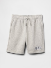 Gap Grey Relaxed Logo Pull On Shorts (4-13yrs) - Image 1 of 1