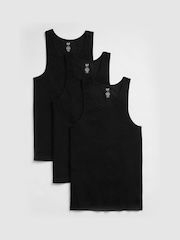 Gap Sleeveless Crew Neck Vest Top 3 Pack - Imagen 1 de 1