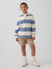 Bej - Gap Quick-Dry Shorts (4-13yrs) - Imaginea 3 din 5