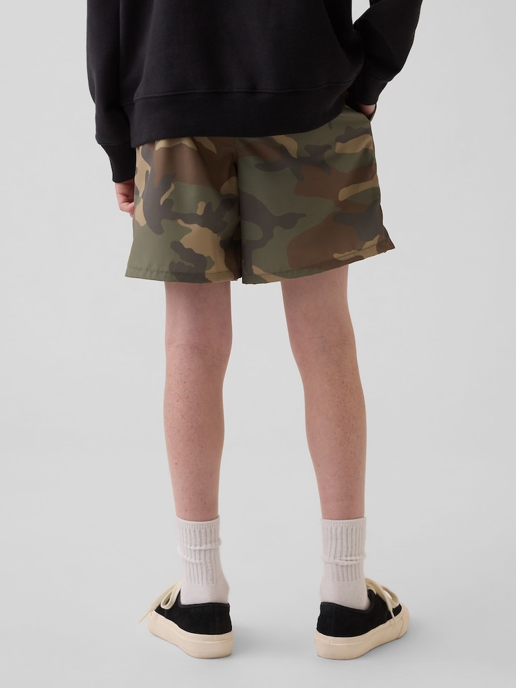 Gap Green Camo Quick-Dry Shorts (4-13yrs) - Image 2 of 5