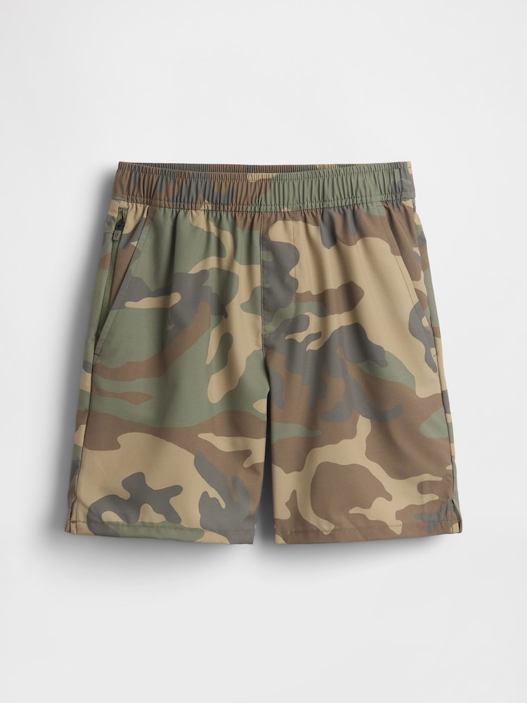 Gap Green Camo Quick-Dry Shorts (4-13yrs) - Image 5 of 5