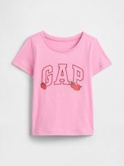 Gap Pink Logo T-Shirt (6mths-5yrs) - Image 1 of 3