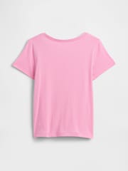 Gap Pink Logo T-Shirt (6mths-5yrs) - Image 2 of 3