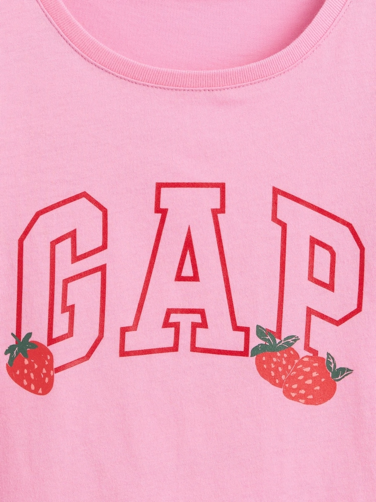Gap Pink Logo T-Shirt (6mths-5yrs) - Image 3 of 3 Gap Pink Logo T-Shirt (6mths-5yrs) - Image 3 of 3