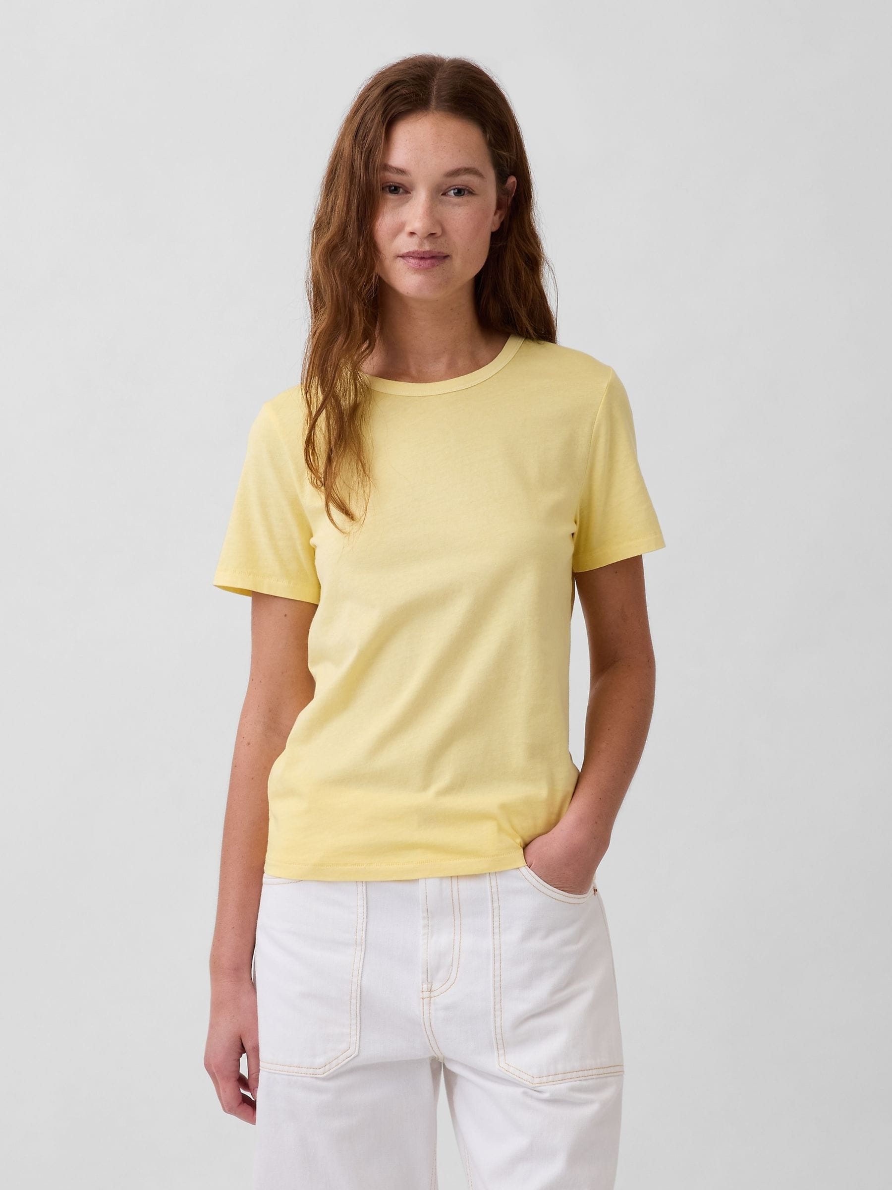 Naptime 半袖SHIRTS-YELLOW Buy Gap Yellow VintageSoft Short Sleeve T-Shirt from the Next UK