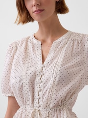 Gap White Spotted Elasticated Waist Top - Image 4 of 4