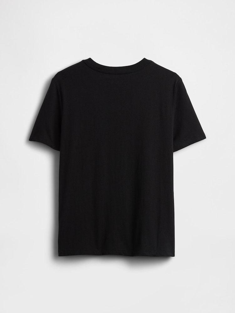 Noir - T-shirt graphique Gap (4-13ans) - Image 2 de 3