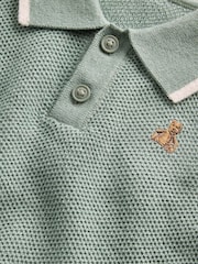 Gap Green Knitted Polo Outfit Set (0-24mths) - Image 2 of 2