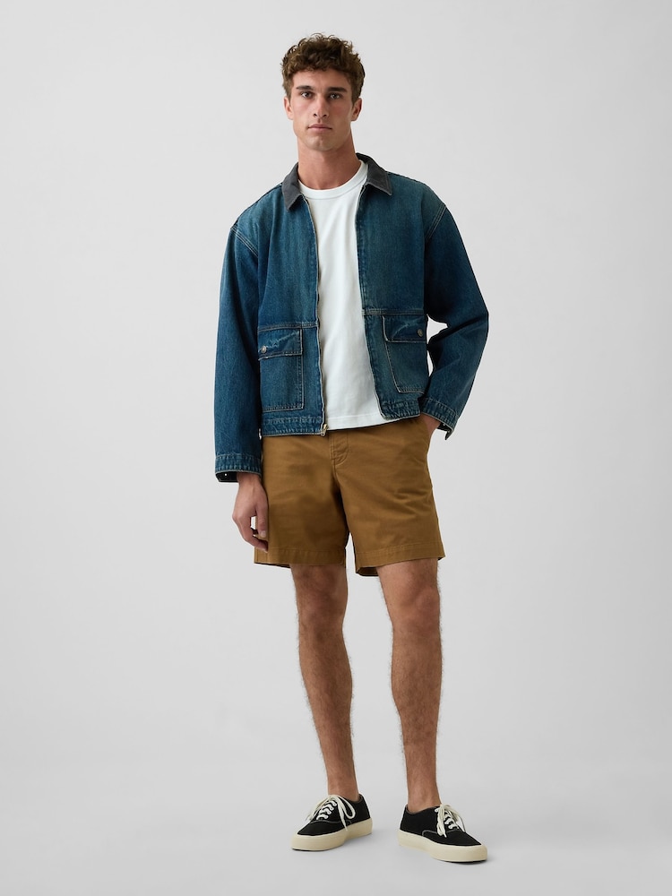 Gap Brown 7 inch Relaxed Shorts - Image 1 of 1