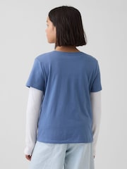 Gap Blue Graphic T-Shirt (4-13yrs) - Image 2 of 4