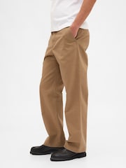 Gap Beige Heavyweight Twill '90s Loose Chinos - Image 3 of 5