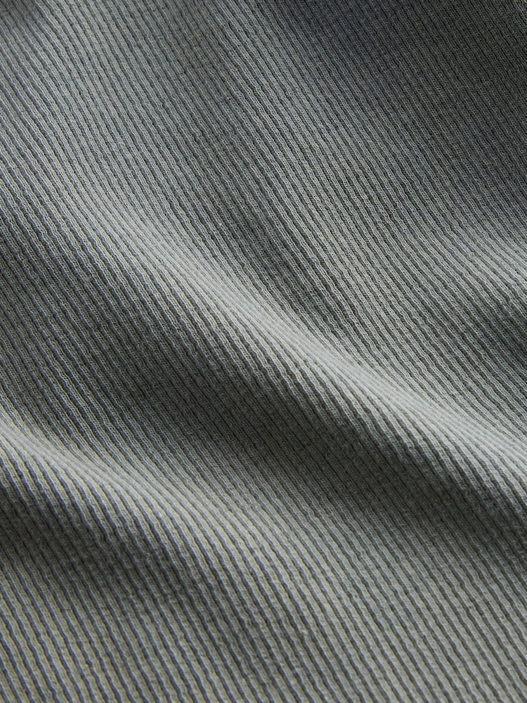 Gap Green Modern Rib Long Sleeve T-Shirt - Image 4 of 4