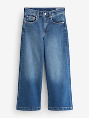 Gap Blue High Waisted Stride Wide-Leg Ankle Jeans - Image 1 of 5