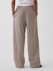 Gap Linen-Blend Relaxed Wide-Leg Trousers - Image 1 sur 4