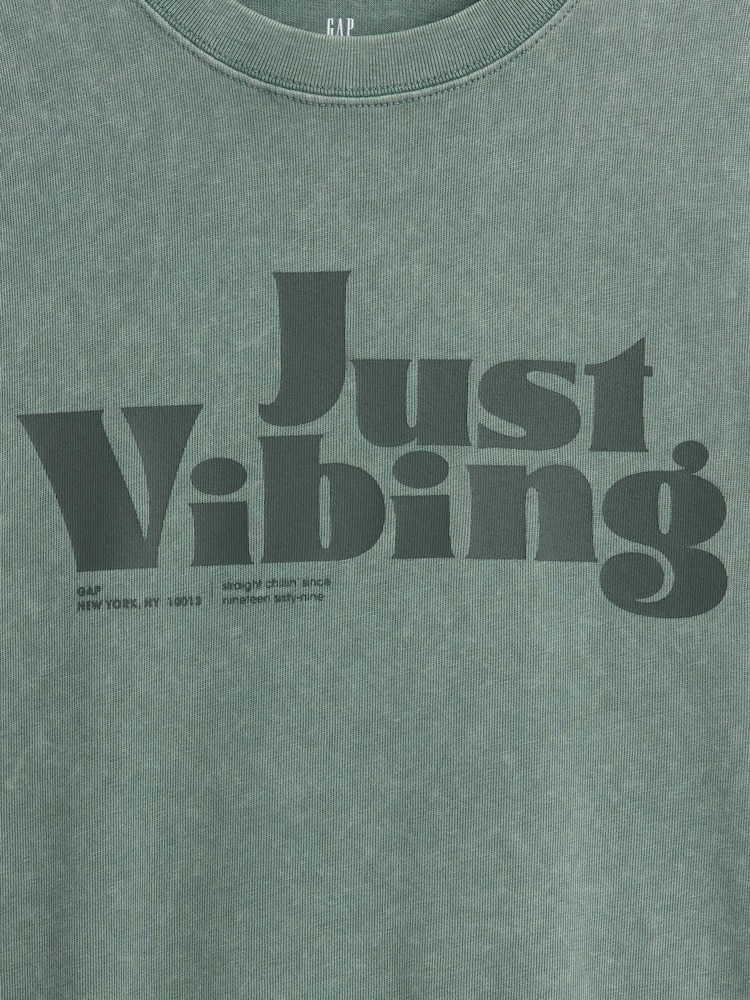 Grün - Gap Schweres T-Shirt (4-13Jahre) - Bild 3 von 3