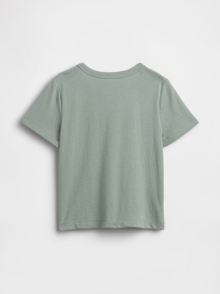 Gap Green Dinosaur Graphic T-Shirt (6mths-5yrs) - Image 2 of 2 Gap Green Dinosaur Graphic T-Shirt (6mths-5yrs) - Image 2 of 2