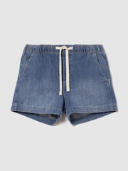 Gap Blue Easy Denim Shorts - Image 1 of 2