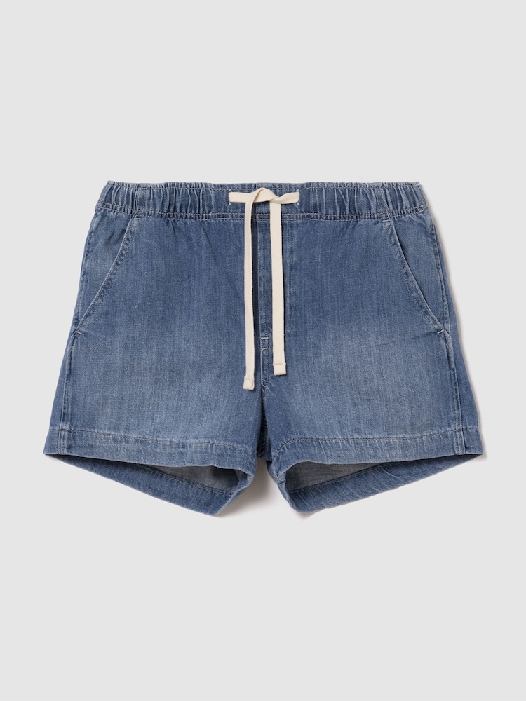 Gap Blue Easy Denim Shorts - Image 1 of 2