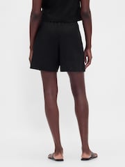 Gap Black Linen-Blend Easy Shorts - Image 2 of 5