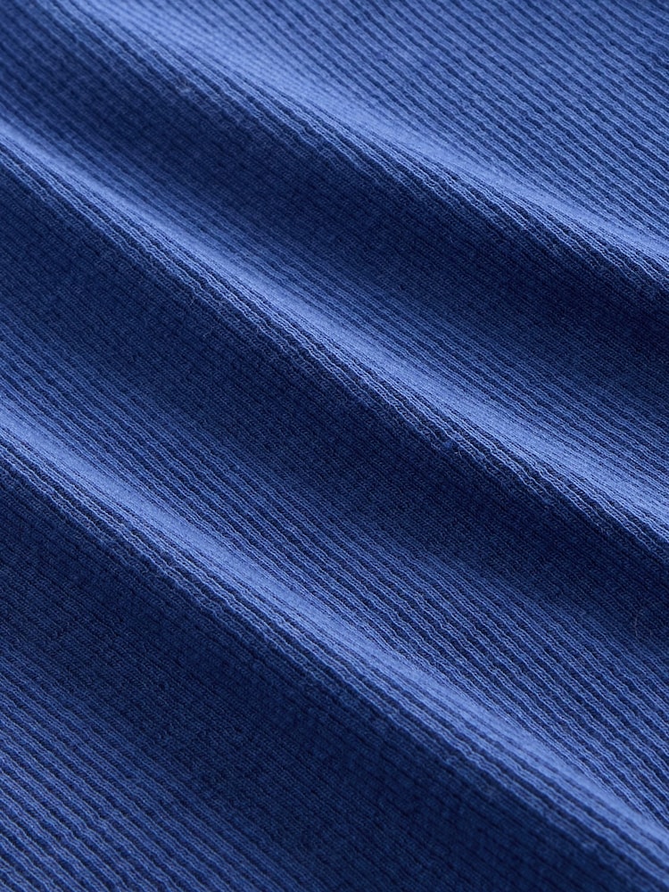 Gap Blue Modern Rib Long Sleeve T-Shirt - Image 4 of 4