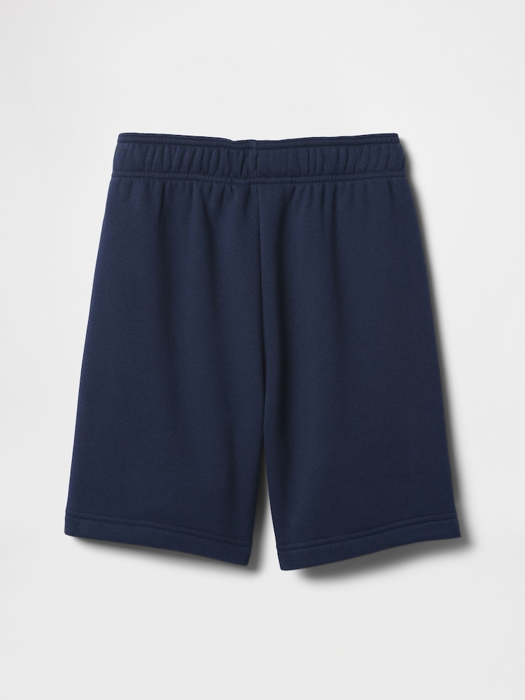 Gap Navy Relaxed Logo Pull On Shorts (4-13yrs) - Image 2 of 3