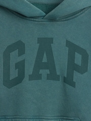 Gap Green VintageSoft Relaxed Logo Hoodie (4-13yrs) - Image 5 of 5