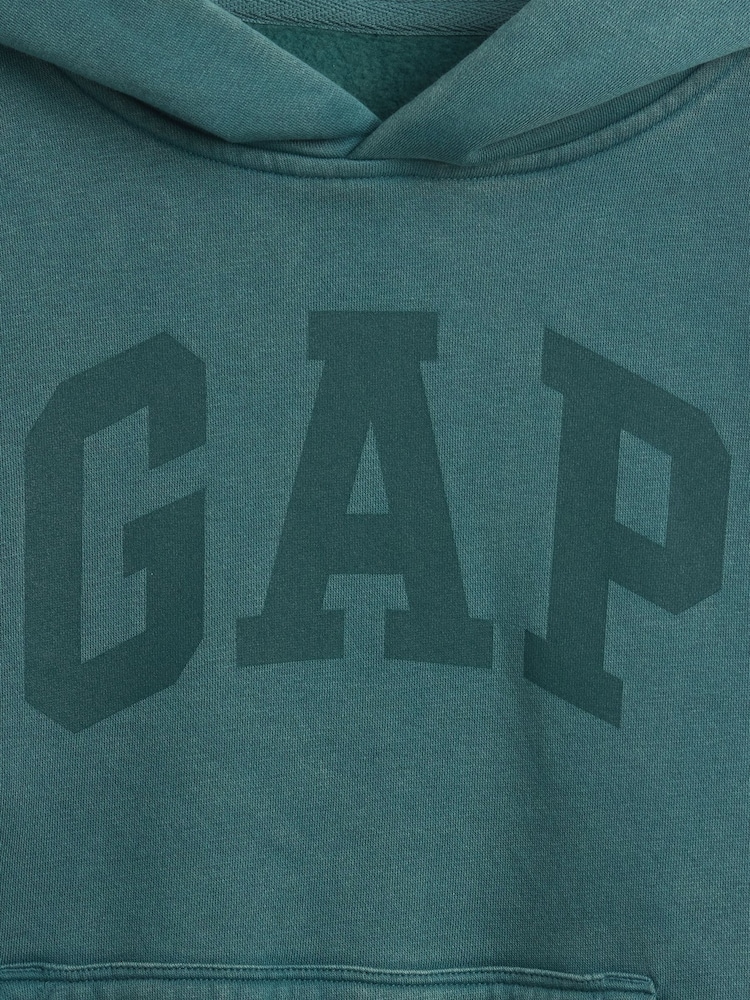 Gap Green VintageSoft Relaxed Logo Hoodie (4-13yrs) - Image 5 of 5